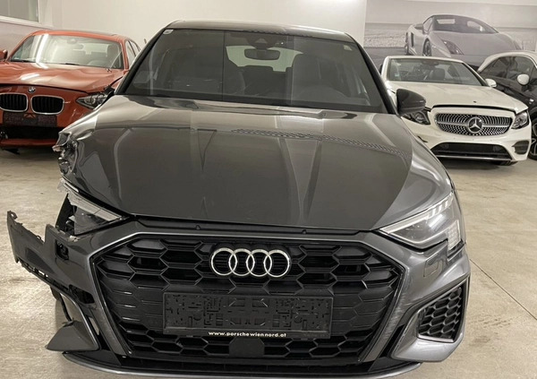 Audi A3 cena 73900 przebieg: 38000, rok produkcji 2021 z Mikołajki małe 211